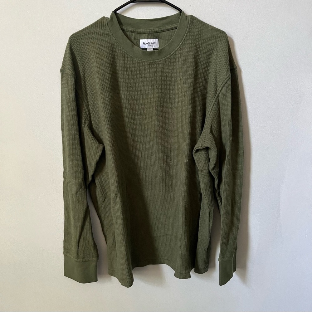 Waffle Crewneck Sweater